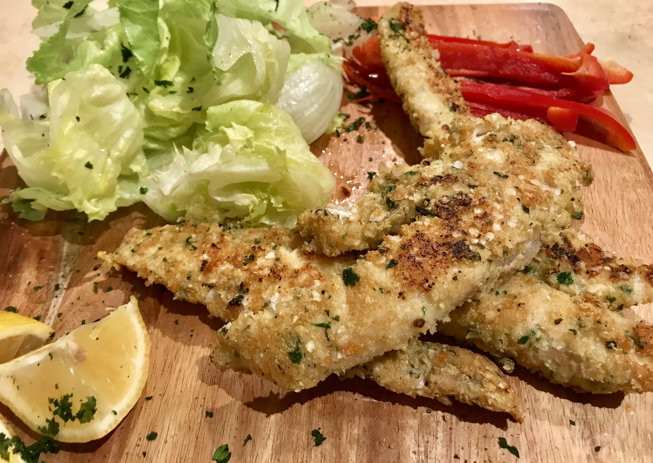 Quinoa Crusted Flathead