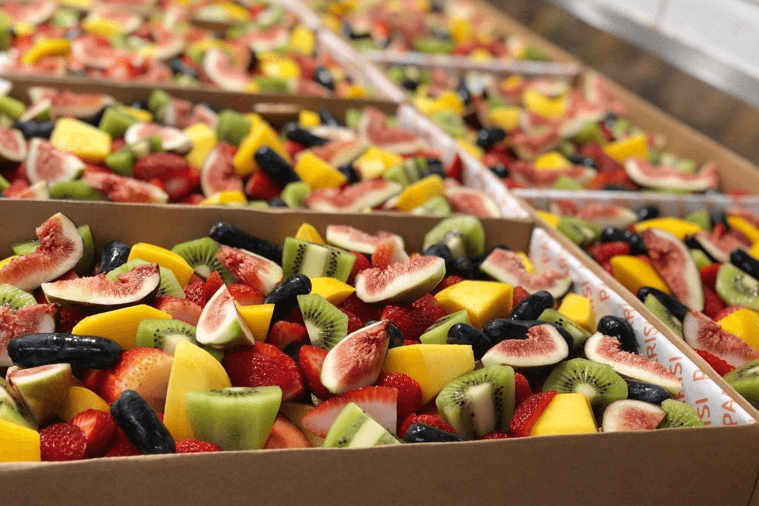 fresh fruit boxes - platters