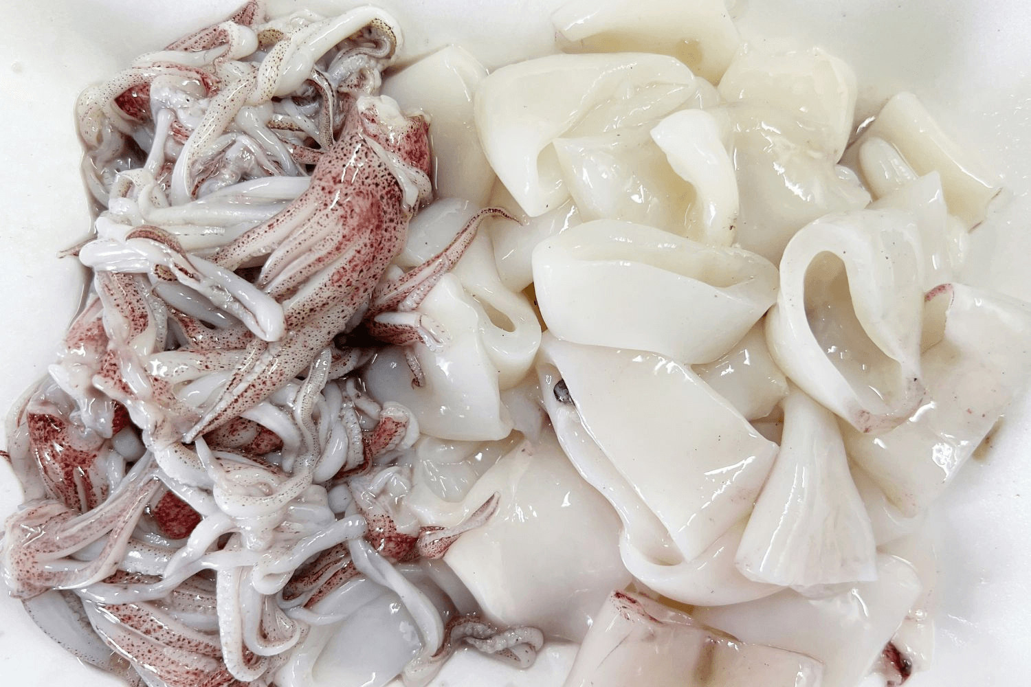 cleaned calamari