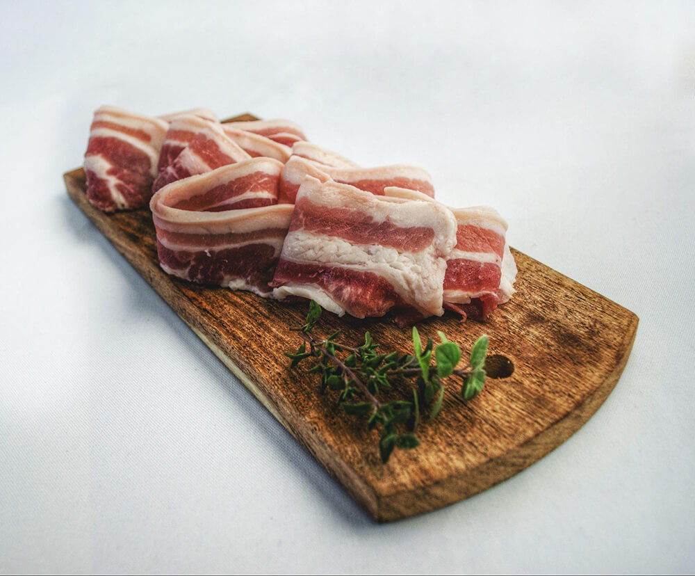 Pork as main ingredient for Salami