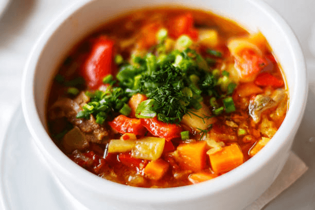 A bowl of soup that will make you feel good all over.