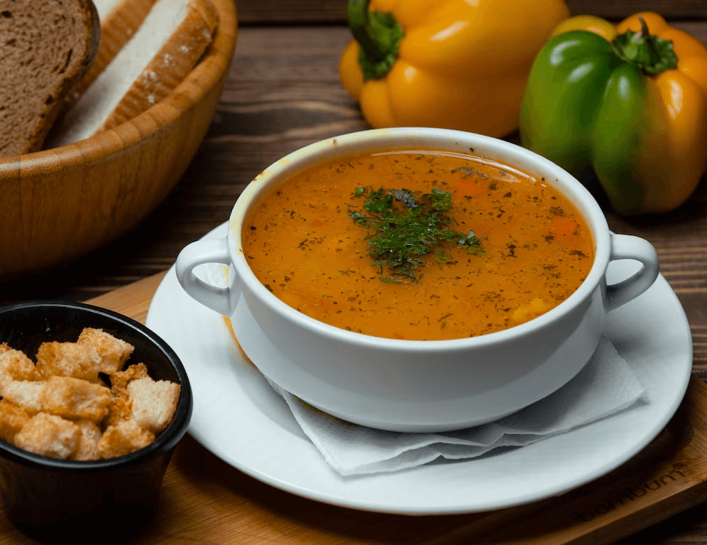 A hearty and satisfying meal, red lentil soup for the soul.