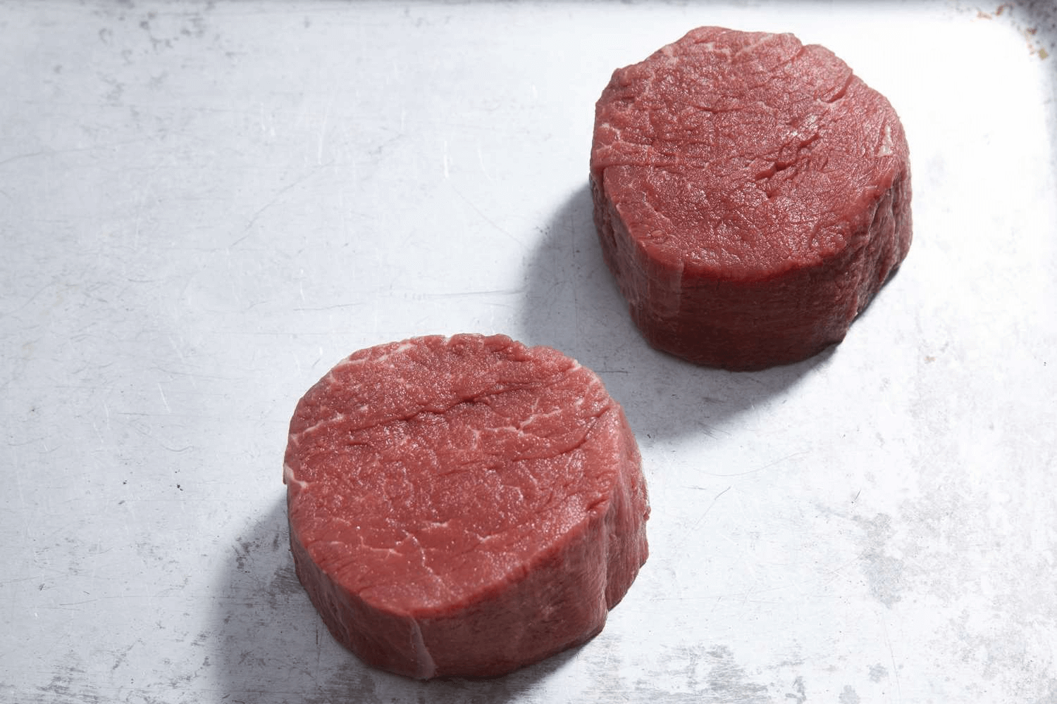 Turn to Manettas for high-quality, tender cuts like these beef tenderloin steaks.