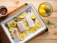 Oven-Baked Murray Cod with Lemon and Thyme